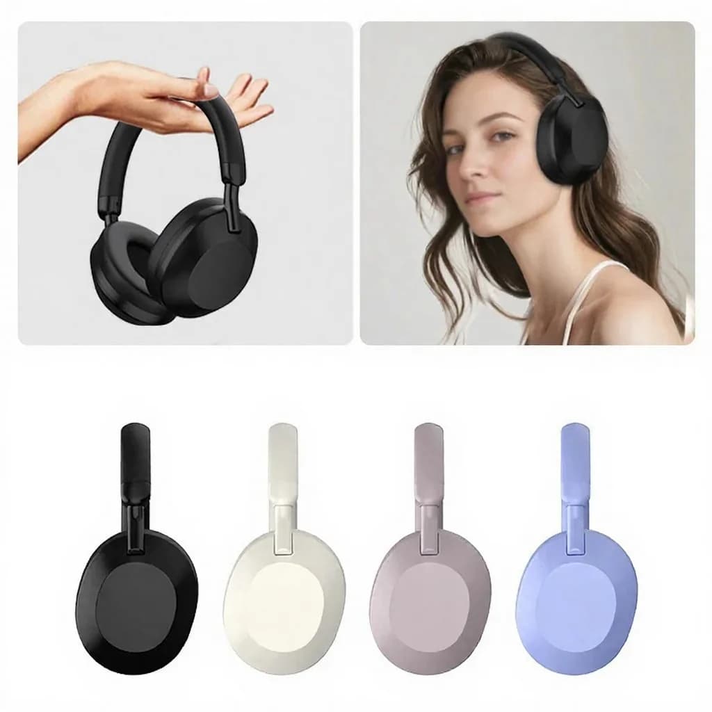 Bezvadu austiņas ar aktīvo trokšņu slāpēšanu un Bluetooth 5.4