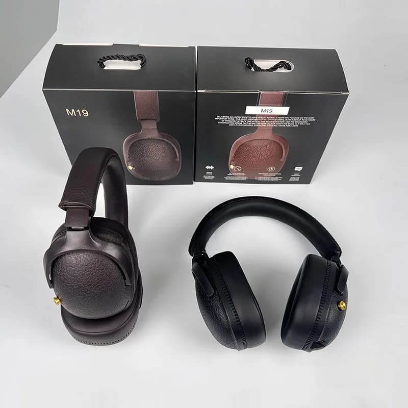 Retro stila bezvadu Bluetooth austiņas ar mikrofonu