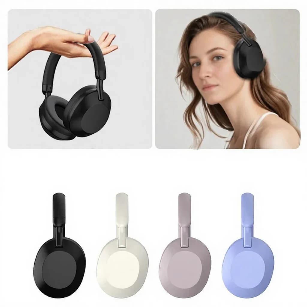 ANC aktīvās trokšņu slāpēšanas bezvadu Bluetooth austiņas