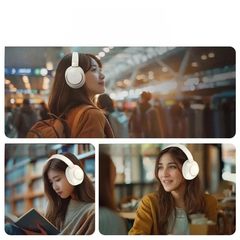 Bezvadu Bluetooth austiņas ar aktīvo trokšņu slāpēšanu