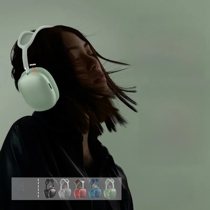 Bluetooth 5.4 ausu austiņas ar rotācijas pogu un FM radio