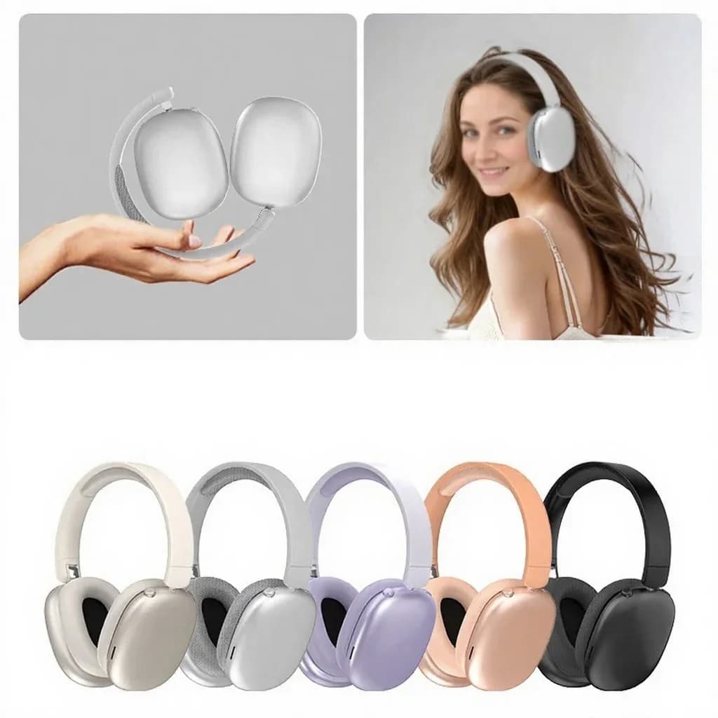 Bezvadu Bluetooth austiņas ar FM radio un TF kartes slotu