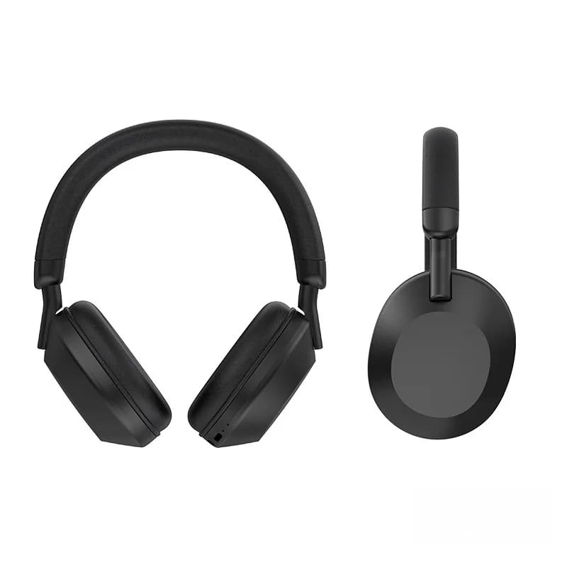 Bezvadu aiz ausīm liekamas austiņas ar FM radio un Bluetooth 5.4