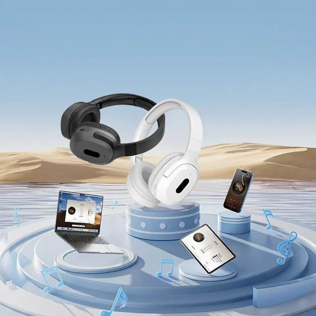 Bezvadu aizausu Bluetooth austiņas, Type-C, stereo mūzika