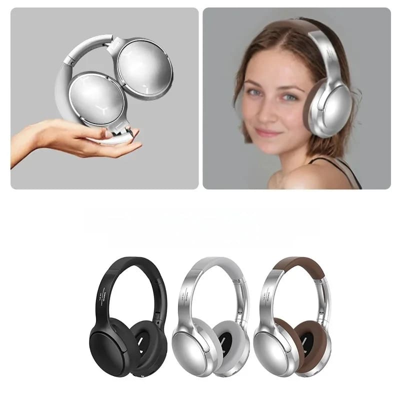 Retro stila Bluetooth austiņas ar FM radio un vadu režīmu