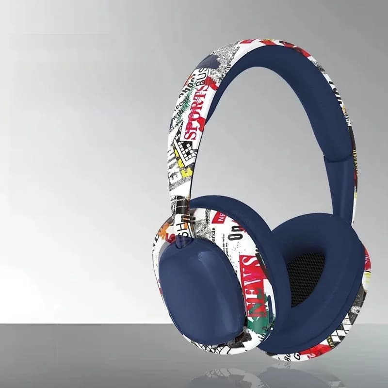 Aiz ausīm liekamas Bluetooth austiņas ar dziļiem basiem un bezvadu savienojumu
