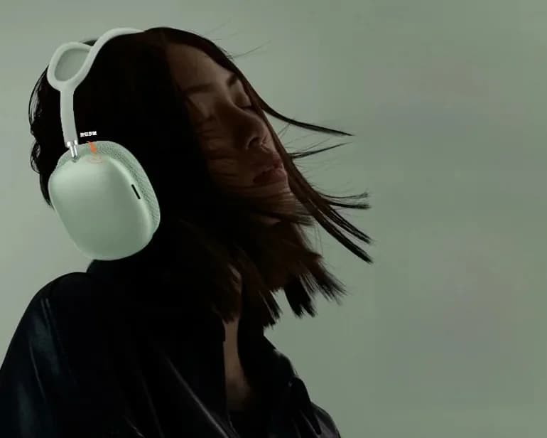 Bluetooth 5.4 austiņas ar rotācijas pogu un FM radio