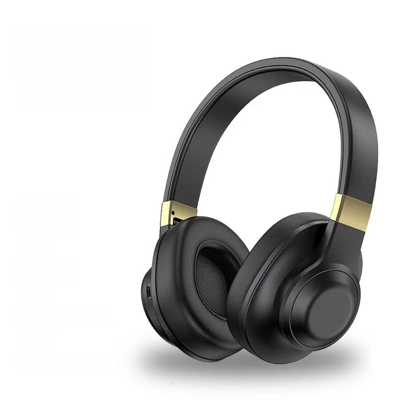 Aiz ausīm liekamās bezvadu Bluetooth austiņas ar dziļu basu un ilgu baterijas darbības laiku