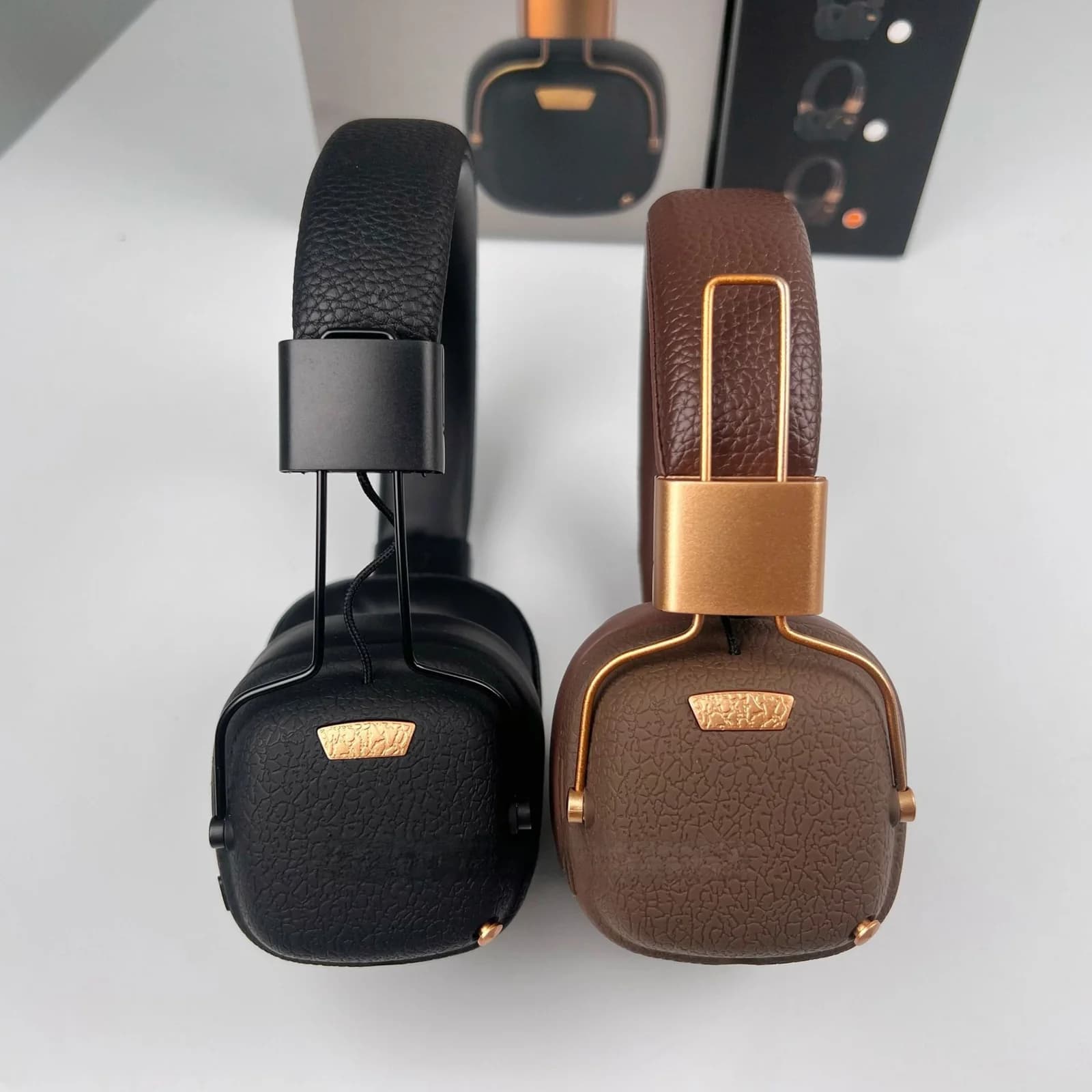 Retro bezvadu Bluetooth austiņas ar EQ skaņas režīmiem