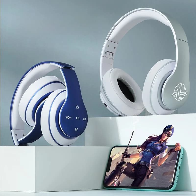 Aizausu bezvadu Bluetooth austiņas ar ilgu akumulatora darbības laiku