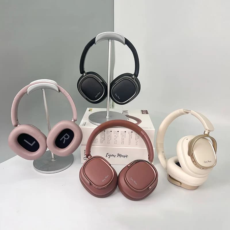 Retro stila Bluetooth austiņas ar aizvērumu ap ausīm un aktīvo trokšņu slāpēšanu