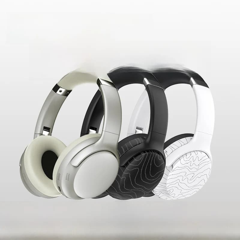 Bezvadu pār ausīm Bluetooth austiņas ar FM radio un trokšņu samazināšanu