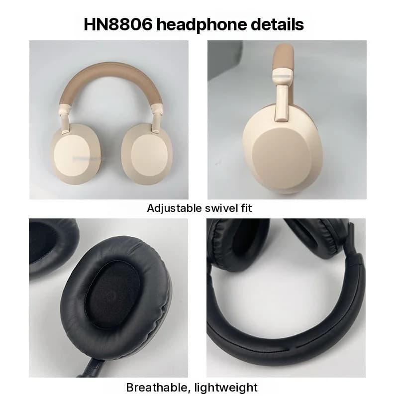 Bezvadu Bluetooth aizausu austiņas ar dziļu basu un mikrofonu