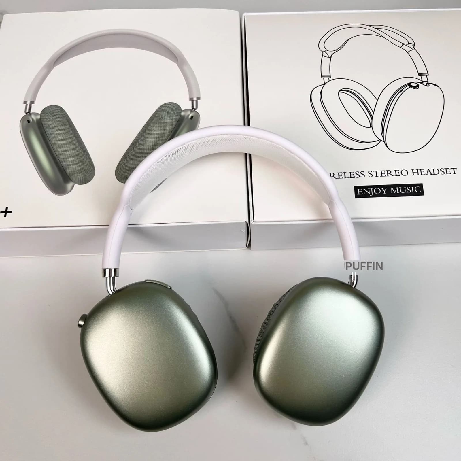 Bezvadu Bluetooth austiņas ar FM radio un TF kartes slotu
